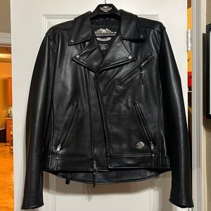 Mens AUTHENTIC HARLEY DAVIDSON motorcycle jacket. SIZE M - Practically NEW